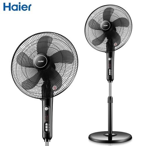 haier/海爾電風扇落地扇fsy4075b家用輕音節(jié)能搖頭電扇臺式立式工業(yè)